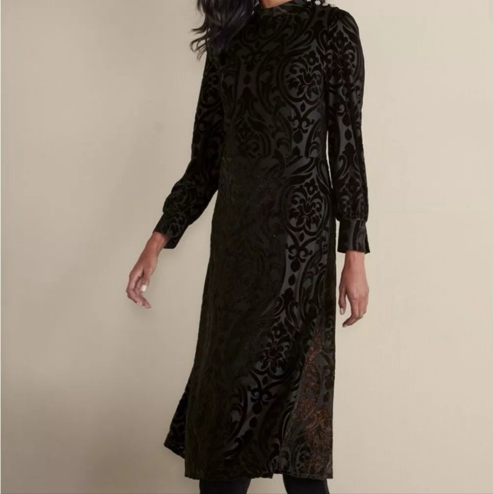 NEW Soft Surroundings Hadley Velvet Dress Size 18W